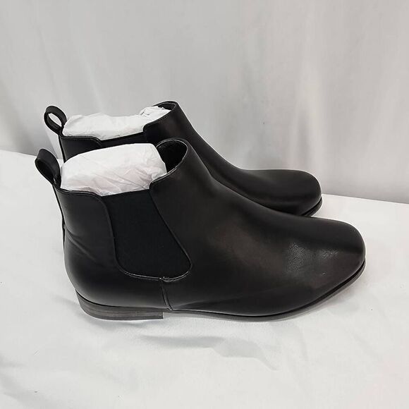 Ortho+rest Women Chelsea Boots Ruby Flat Ankle Black Size 8 Synthetic Rubber Sol - Picture 3 of 8